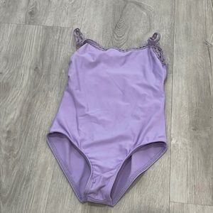 Wear moi purple mesh back leotard, size 8/10